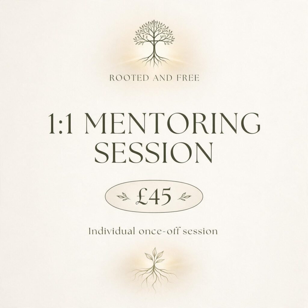 1 to 1 Mentoring (Single Session) £45 1 to 1 Mentoring Session